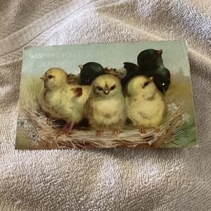 Vintage Wishing You Easter Gladness 1908 Postcard